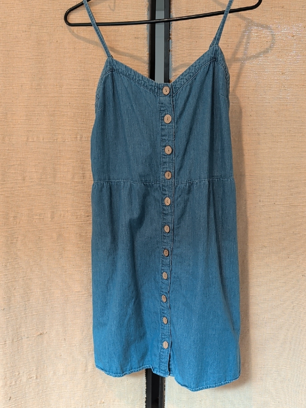 Maurices Blue Smocked Denim Dress